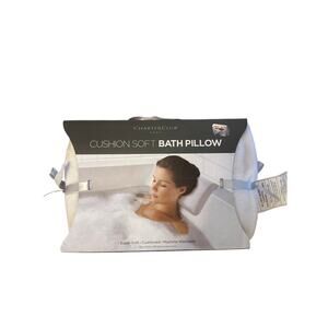 NWT Charter Club Home Cushion Soft Bath Pillow Bathtub White Machine Washable